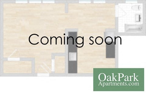 Floor plan for 2 beds, 1 bath, 1050 sqft